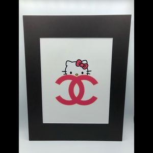 Hello Kitty Print Art 11x14in